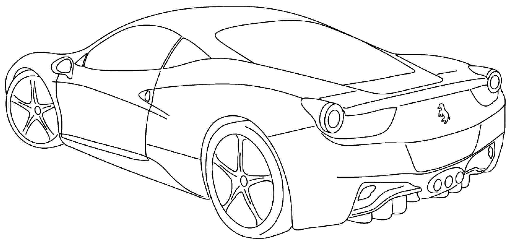 Car Coloring Pages For Boys
 Sports Cars Coloring Pages For Boys – Color Bros