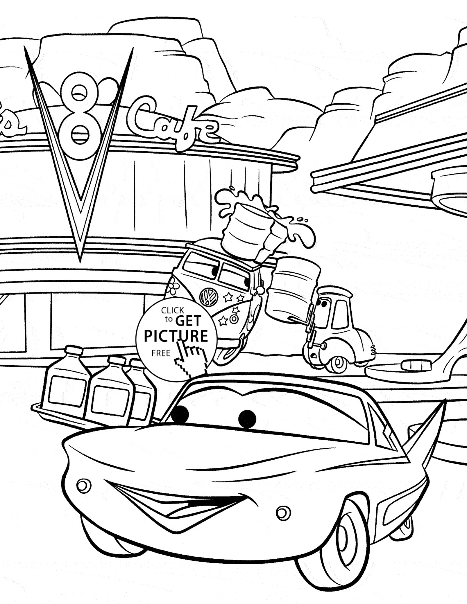 Car Coloring Pages For Boys
 Disney Coloring Pages For Boys Cars – Color Bros