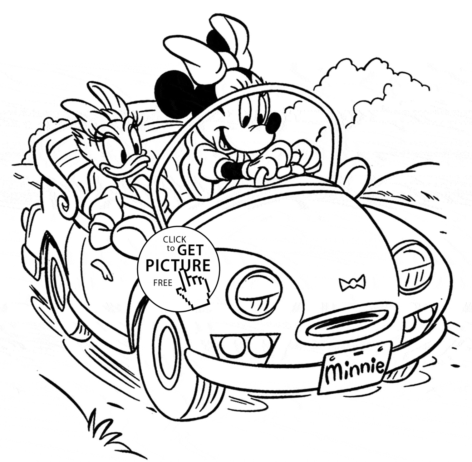 Best ideas about Car Coloring Pages For Girls
. Save or Pin Minnie Mouse and Daisy Duck coloring page for kids for Now.