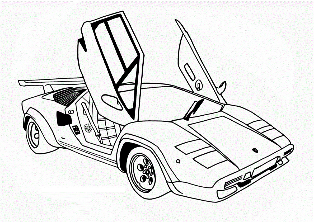 Car Coloring Pages For Kids
 Free Printable Race Car Coloring Pages For Kids