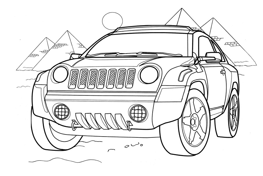 Car Coloring Sheets For Boys
 Car Coloring Pages For Boys