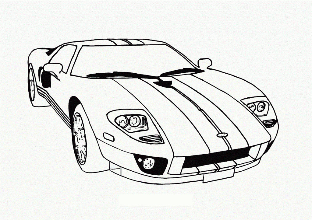 Car Printable Coloring Pages
 Free Printable Sports Coloring Pages For Kids