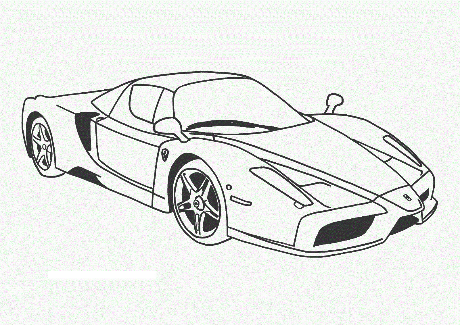 Car Printable Coloring Pages
 Free Printable Race Car Coloring Pages For Kids