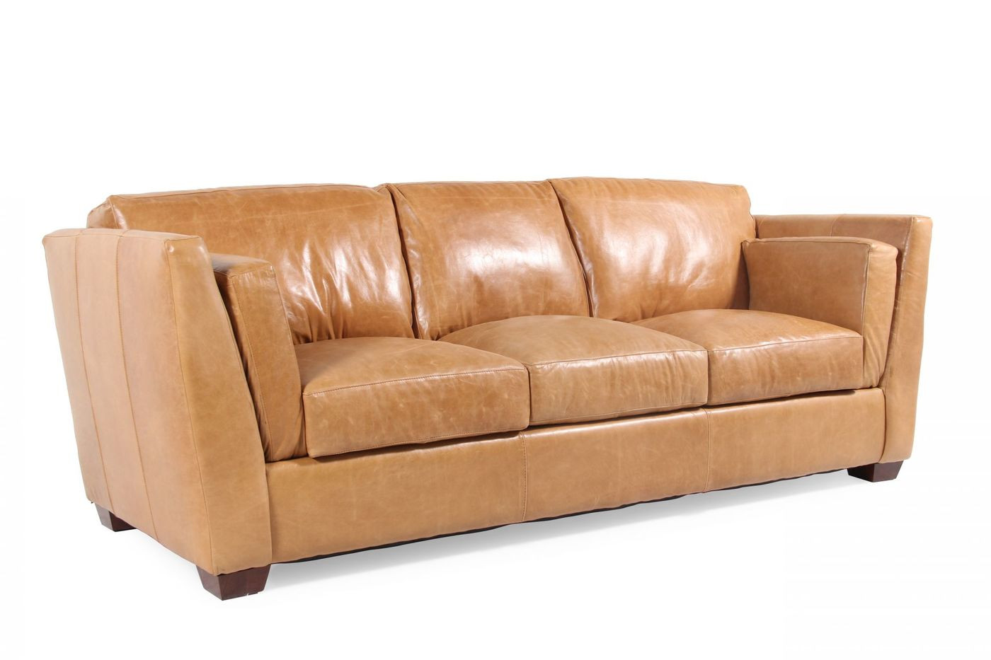 Best ideas about Caramel Leather Sofa
. Save or Pin Traditional 96" Leather Sofa in Caramel Brown Now.
