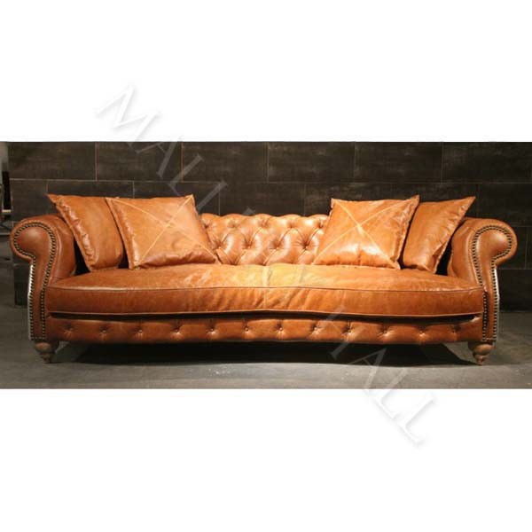 Best ideas about Caramel Leather Sofa
. Save or Pin Caramel Brown Chesterfield Leather Sofa W Metal Now.