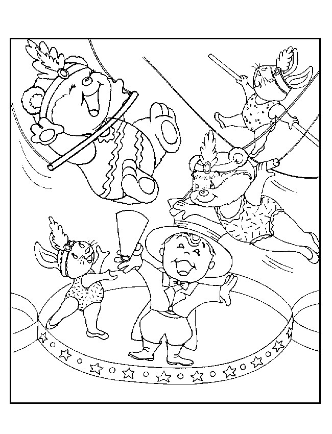 Carnival Coloring Sheets For Kids
 Free Printable Circus Coloring Pages For Kids