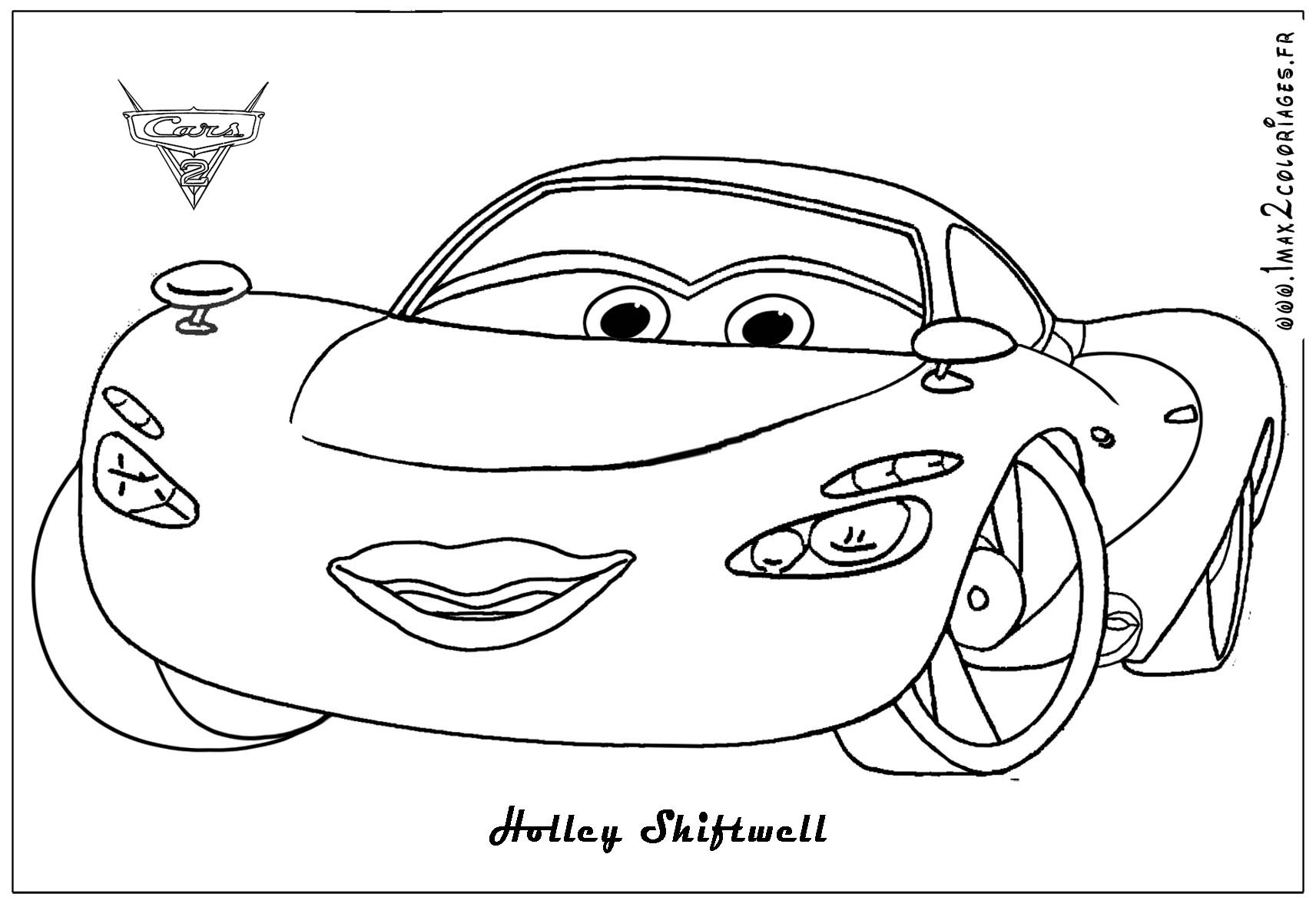 Cars 2 Free Coloring Pages
 Free Printable Color Pages For Adults Cars 2 The Art Jinni