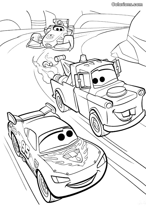 Cars 2 Free Coloring Pages
 Free Coloring Pages Cars 2 Colouring Pages cars 2
