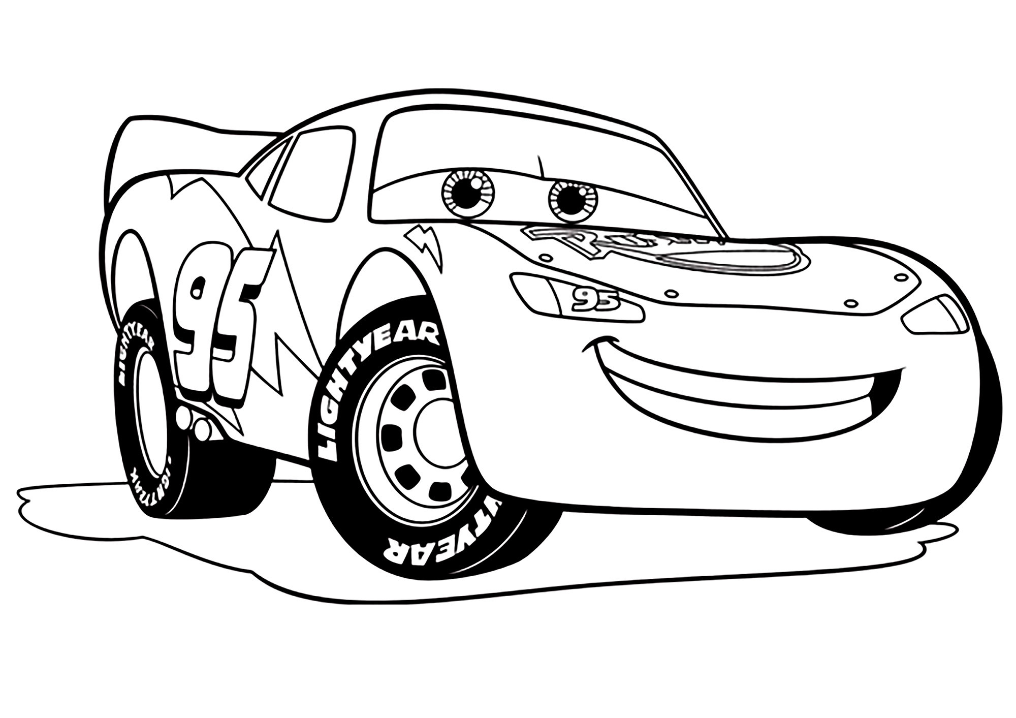Cars 3 Printable Coloring Pages
 Cars 3 to print for free Cars 3 Kids Coloring Pages
