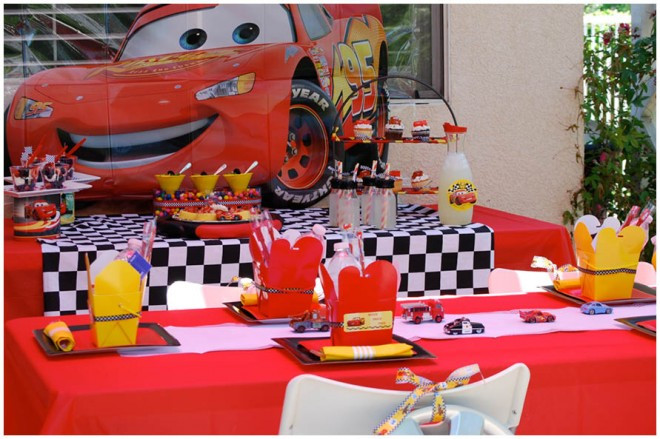 Cars Birthday Decor
 Real Party Disney s Cars 2 Movie Screening