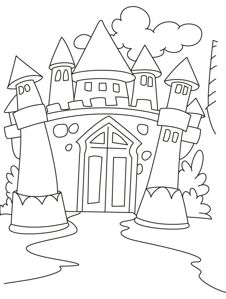 Castle Coloring Pages For Kids
 Castle coloring pages printable for kids ColoringStar