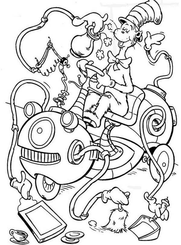 Cat And The Hat Coloring Pages
 Cat In The Hat Coloring Pages Free Coloring Home