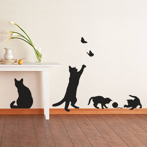 Best ideas about Cat Wall Art
. Save or Pin Cat Wall Sticker Now.