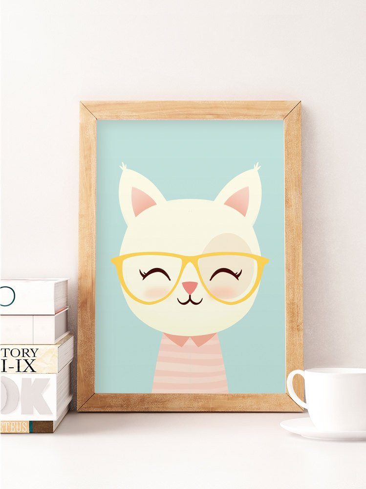 Best ideas about Cat Wall Art
. Save or Pin Cute cat print Cat wall art Animals print Safari wall Now.