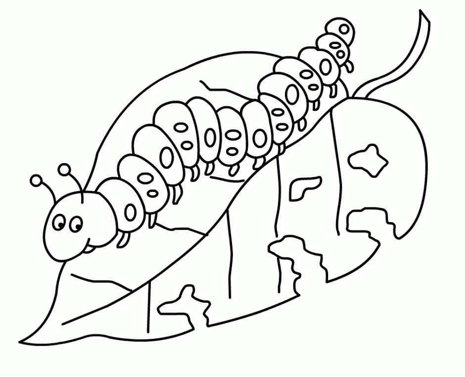 Catepillar Coloring Pages
 Very Hungry Caterpillar Coloring Pages Coloring Home