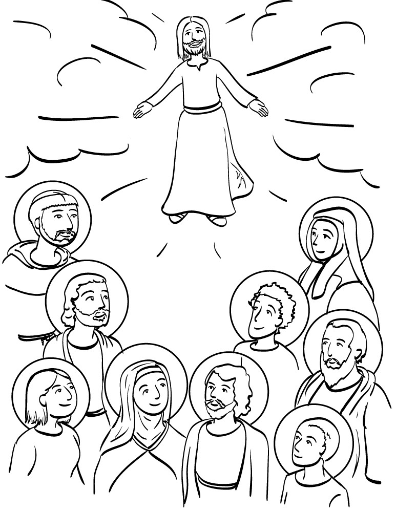 Catholic Coloring Book Pages
 Catholic Coloring Pages For Children AZ Coloring Pages