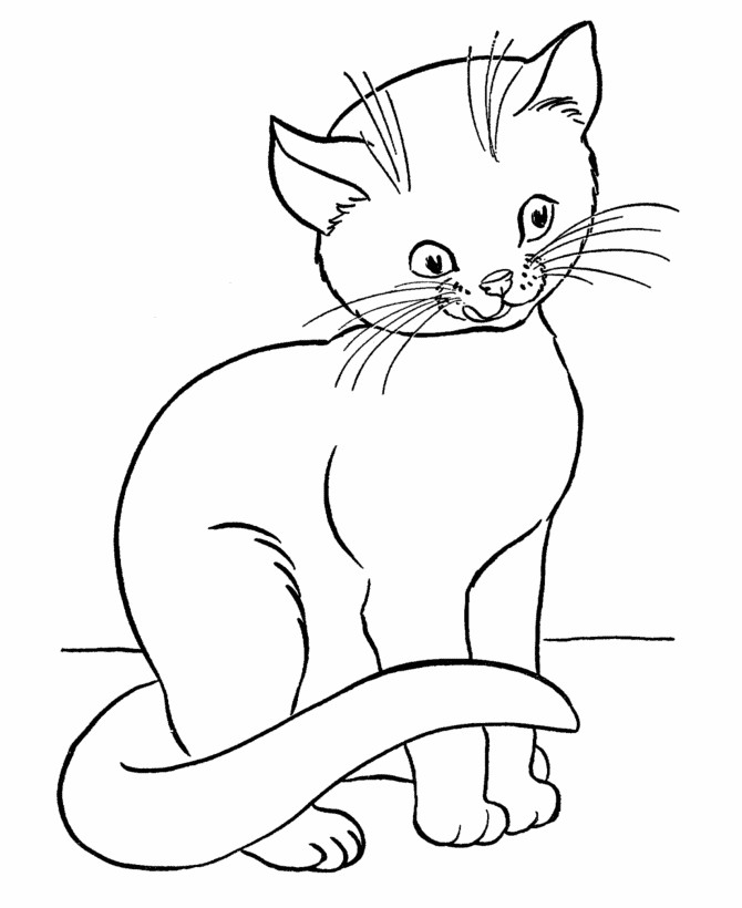 Cats Coloring Pages
 Free Printable Cat Coloring Pages For Kids