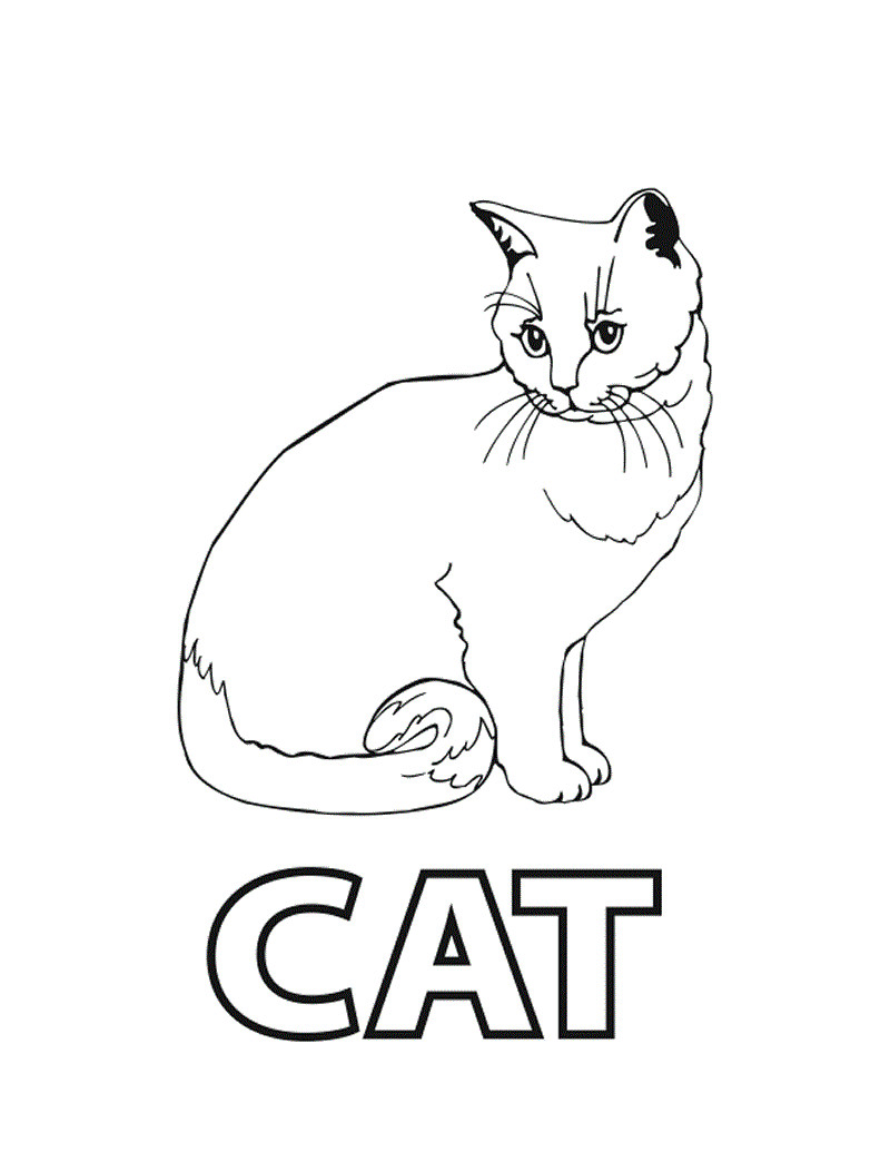 Cats Coloring Pages
 Free Printable Cat Coloring Pages For Kids