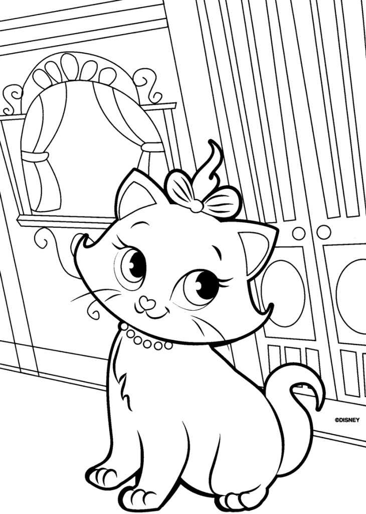 Cats Coloring Pages
 Kitty Cat Coloring Pages Bestofcoloring