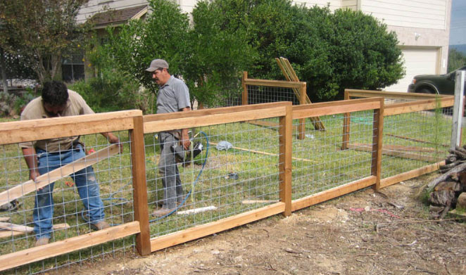 Cattle Panel Fence DIY
 hog panel fencing