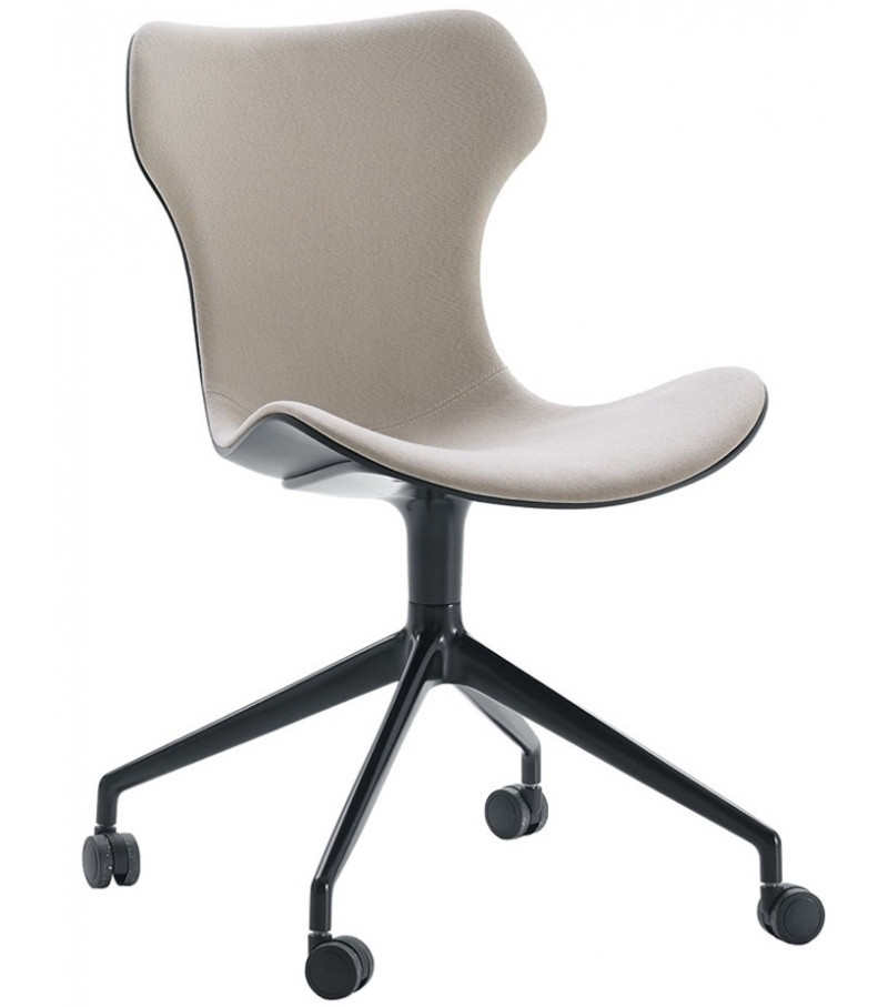 Best ideas about Chair With Wheels
. Save or Pin Papilio Shell B&B Italia Upholstered Chair With Wheels Now.