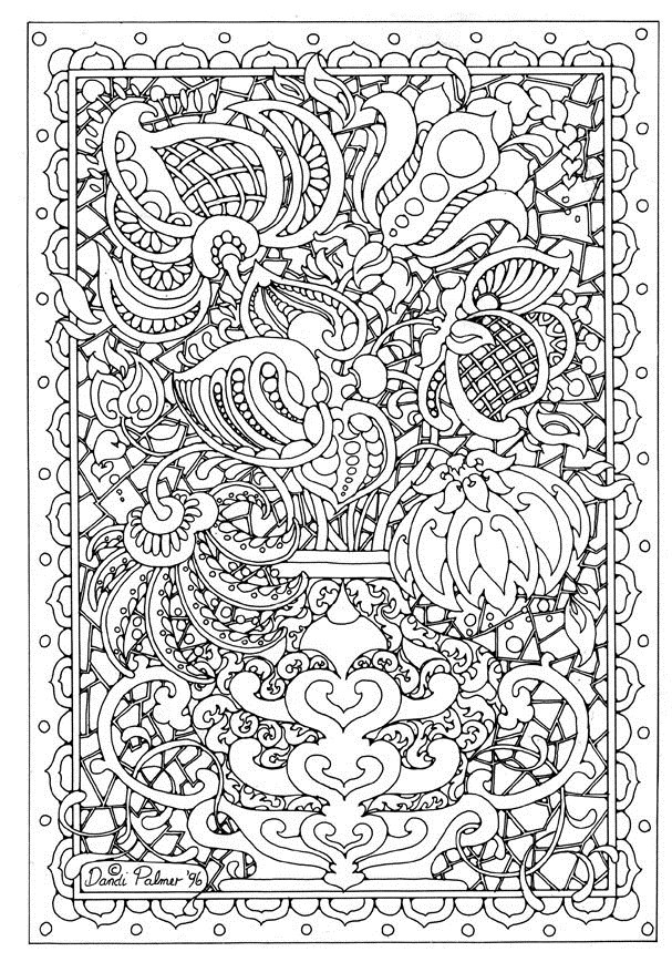 Challenging Coloring Pages For Adults
 Printable Difficult Coloring Pages AZ Coloring Pages