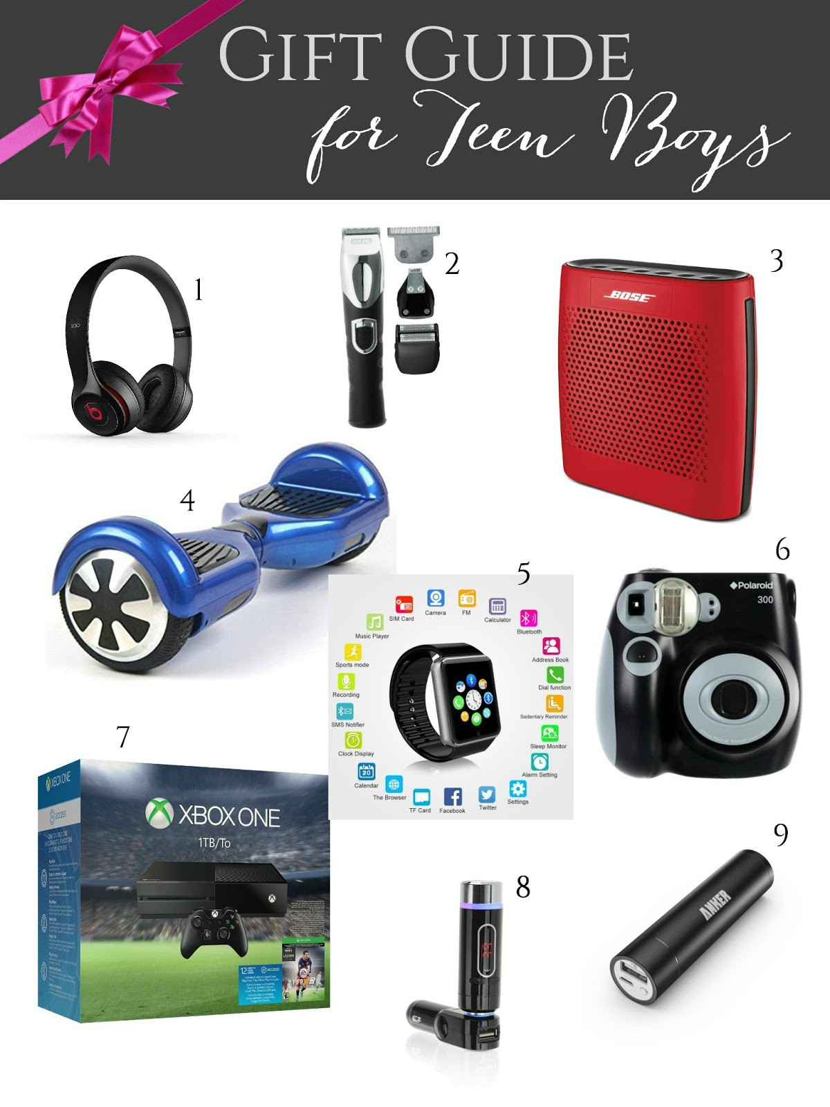 Cheap Gift Ideas For Boys
 Gift Guide for Teen Boys Giveaways Galore Evolution