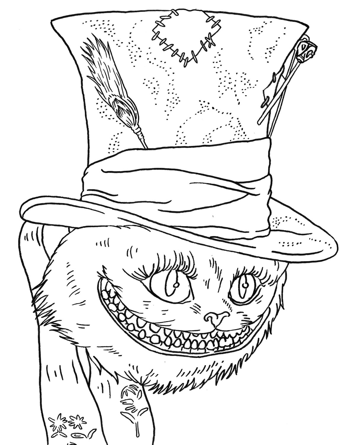 Cheshire Cat Coloring Pages
 Cheshire Cat Coloring Pages to and print for free