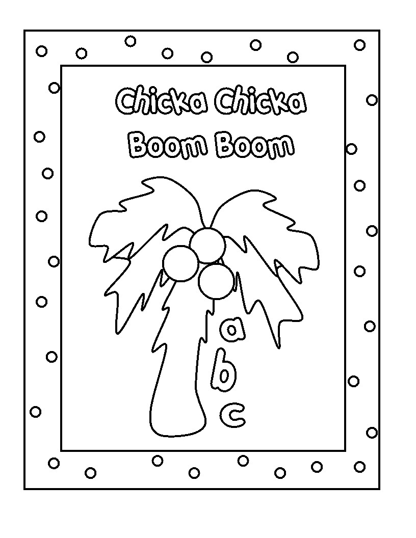 Chicka Chicka Boom Boom Coloring Pages
 Fun Learning Printables for Kids