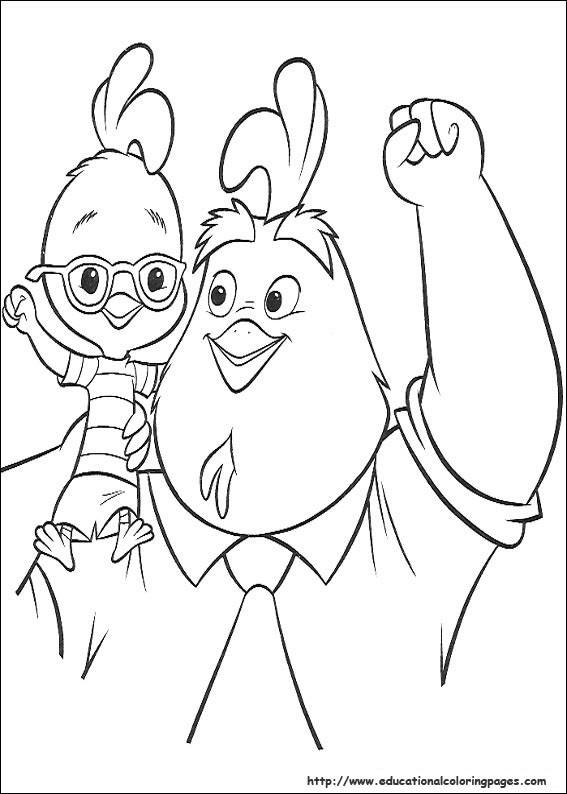 Chicken Little Coloring Pages
 Chicken little Coloring Pages Educational Fun Kids