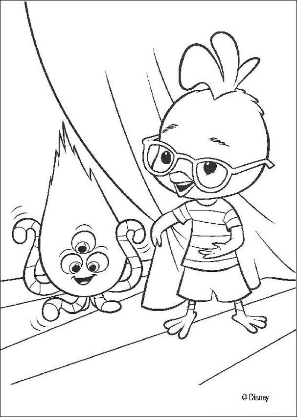 Chicken Little Coloring Pages
 Chicken little 57 coloring pages Hellokids