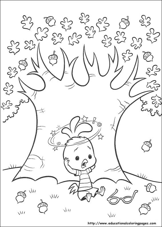 Chicken Little Coloring Pages
 Chicken little Coloring Pages Educational Fun Kids