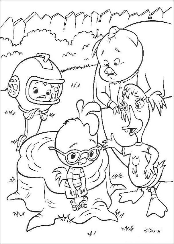 Chicken Little Coloring Pages
 Chicken little 54 coloring pages Hellokids