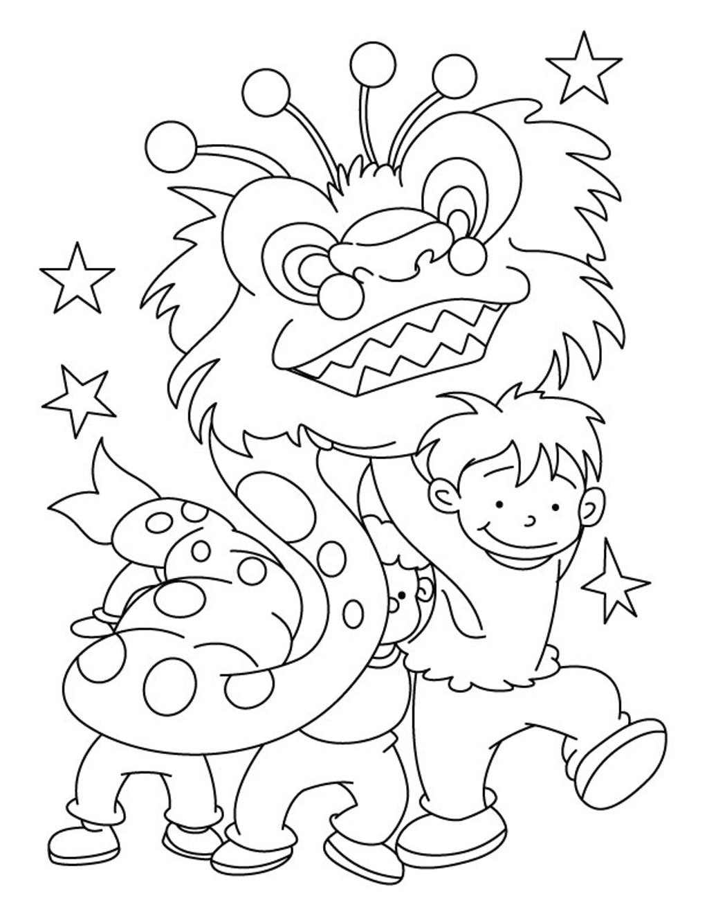 Chinese New Year 2017 Coloring Pages
 Free Printable Coloring Pages For Chinese New Year The