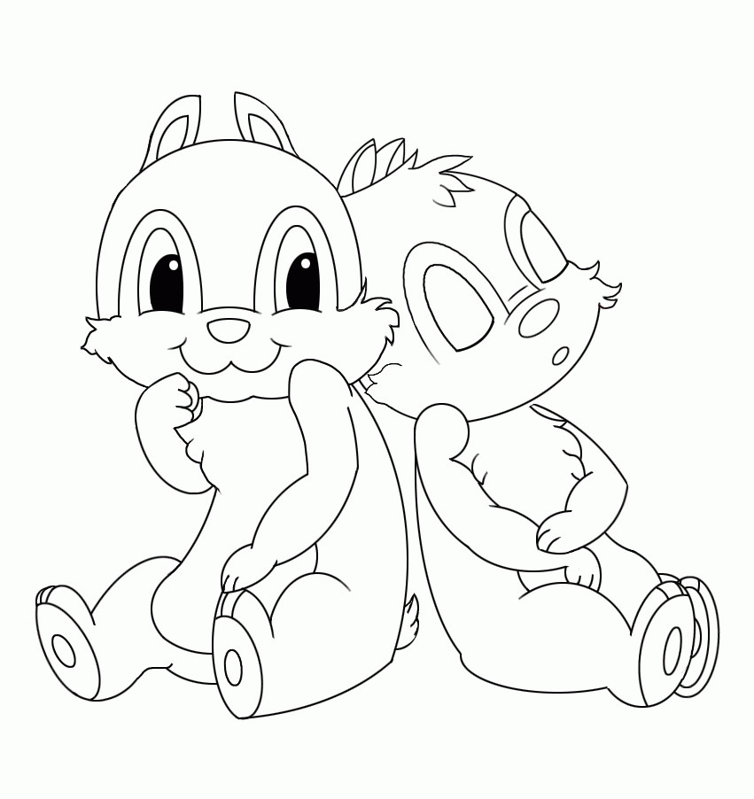 Chip And Dale Coloring Pages
 Chip And Dale Coloring Pages Coloring Home