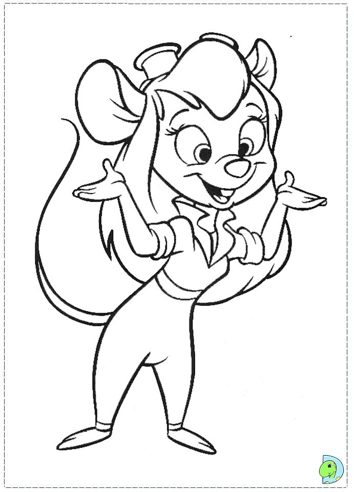 Chip And Dale Coloring Pages
 Chip and Dale Coloring Pages
