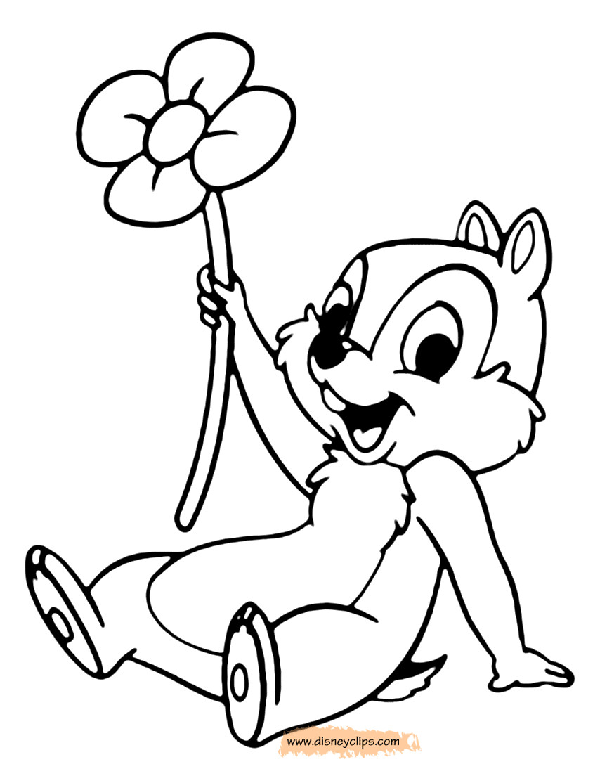 Chip And Dale Coloring Pages
 Chip and Dale Coloring Pages 2