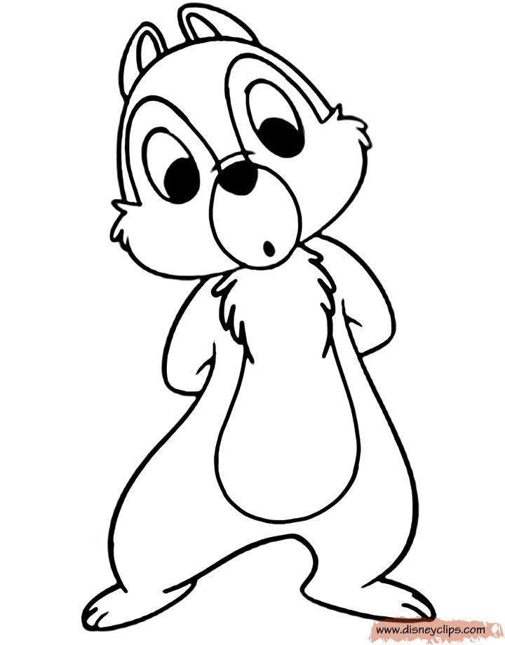Chip And Dale Coloring Pages
 Chip Drawing at GetDrawings