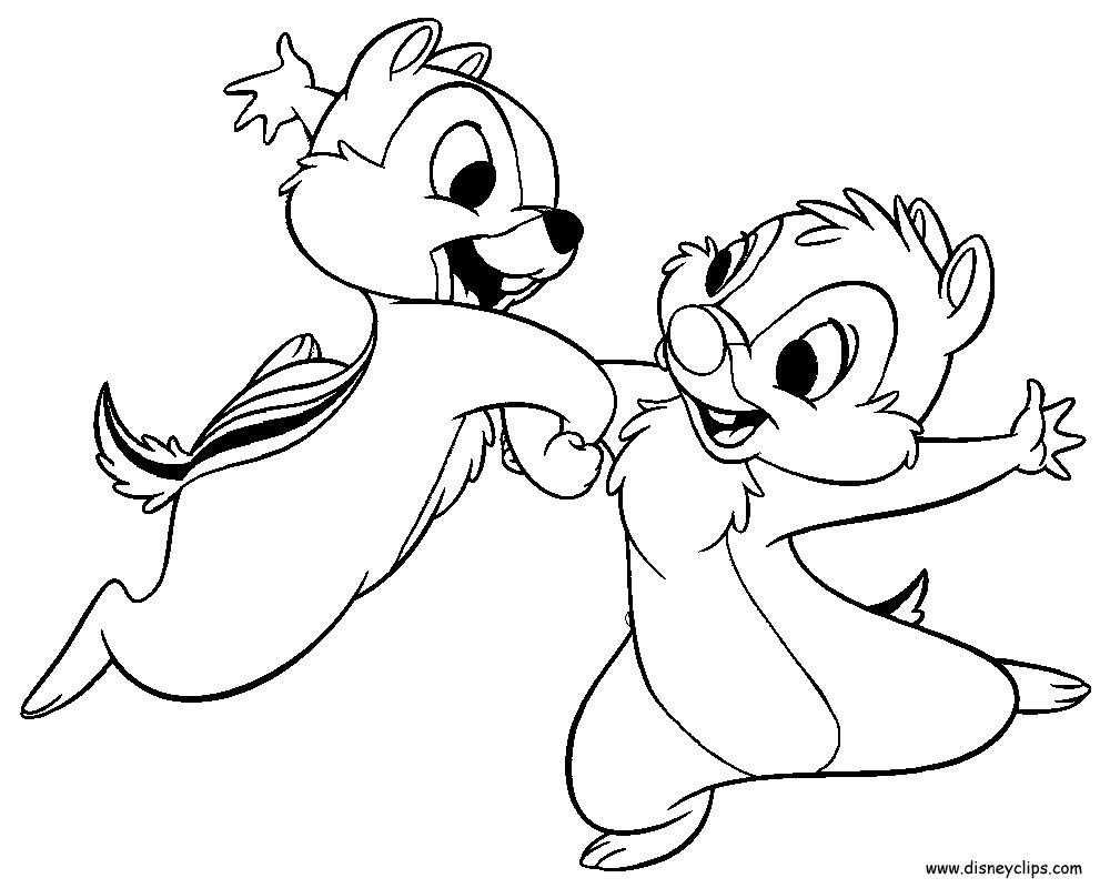 Chip And Dale Coloring Pages
 coloring chip and dale picture coloring chip and dale