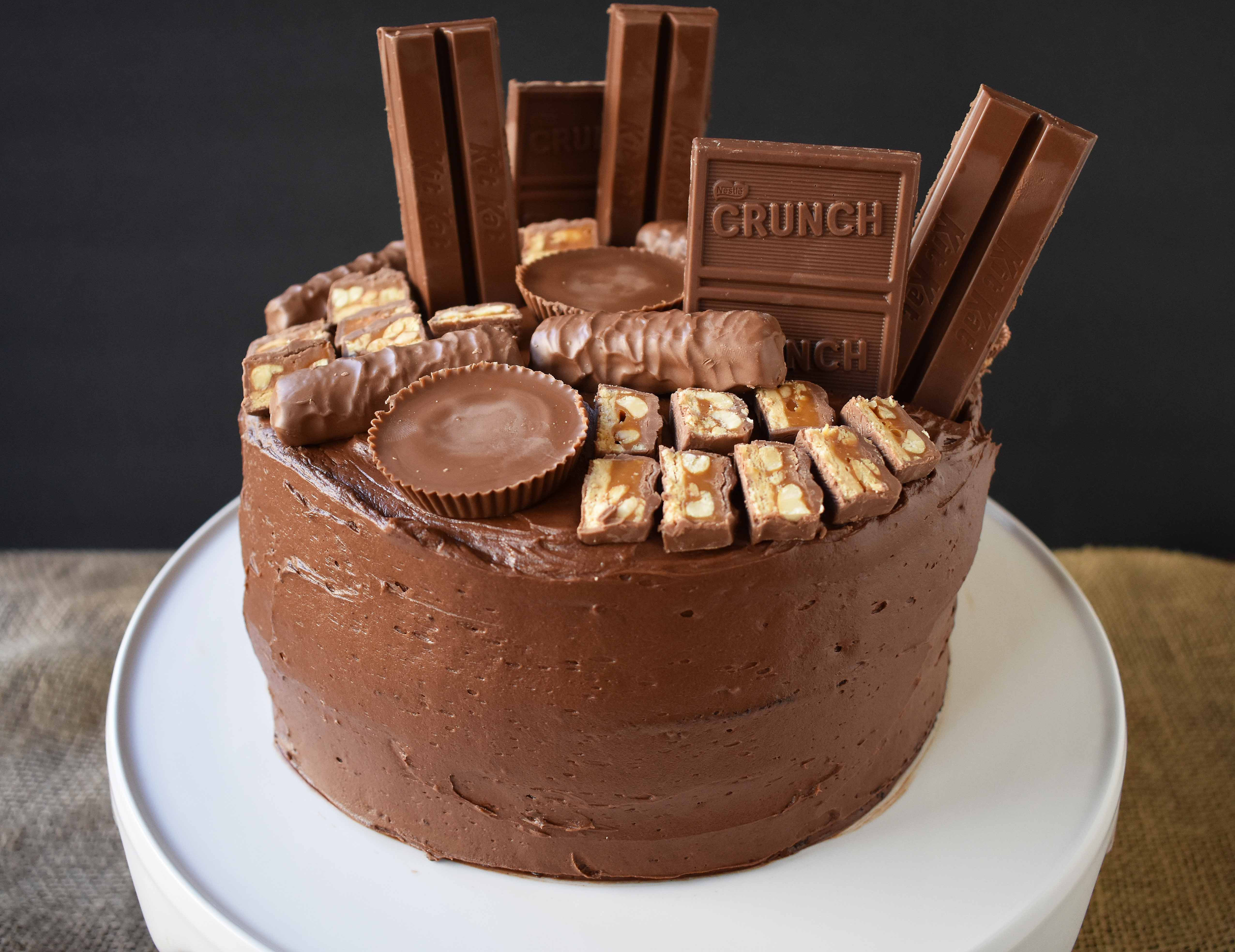 Best ideas about Chocolate Birthday Cake Recipe
. Save or Pin Candy Bar Stash Chocolate Cake Now.
