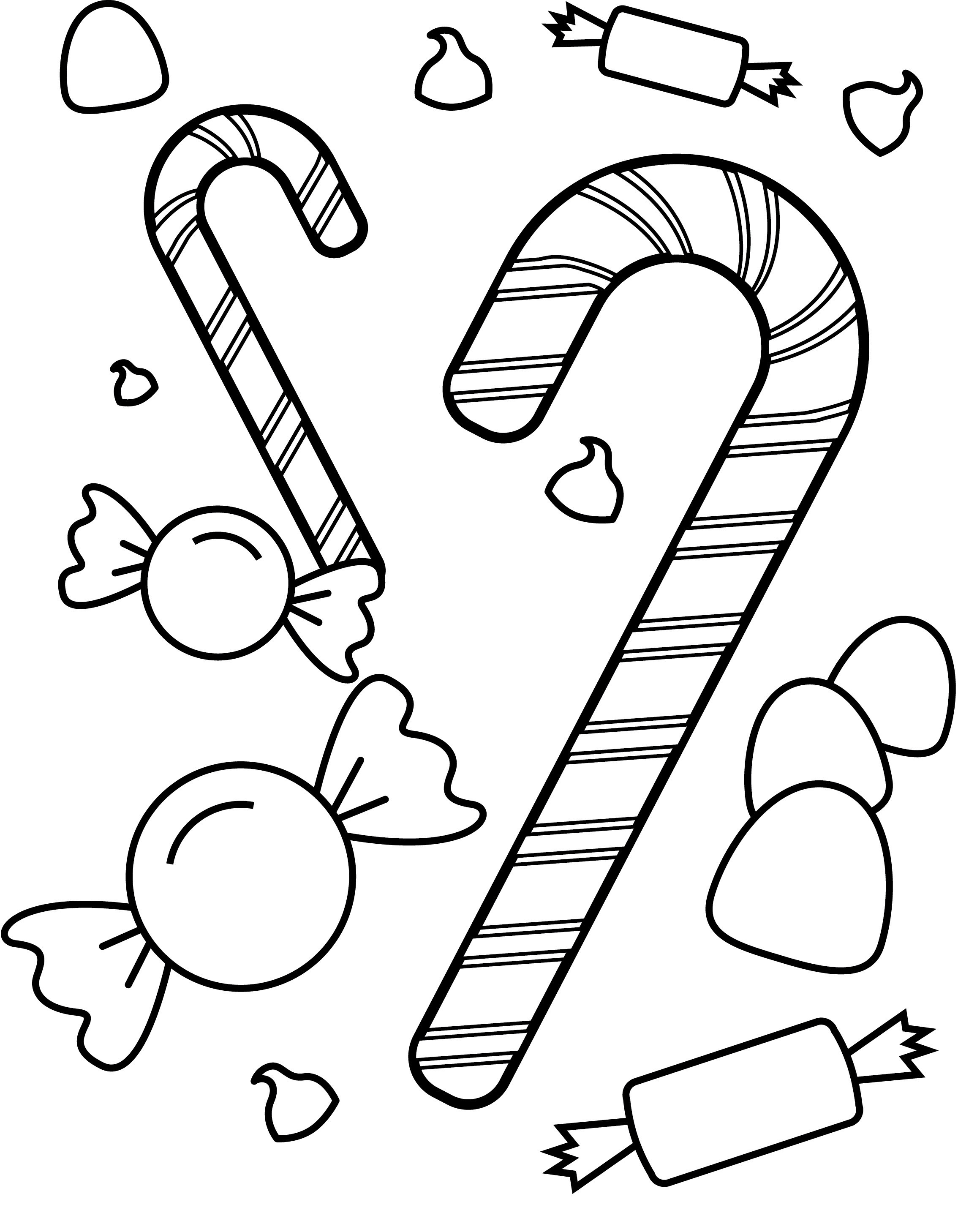 Chocolate Coloring Pages
 Free Printable Candy Coloring Pages For Kids