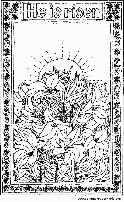 Christian Easter Coloring Pages For Teens
 religious easter coloring sheets