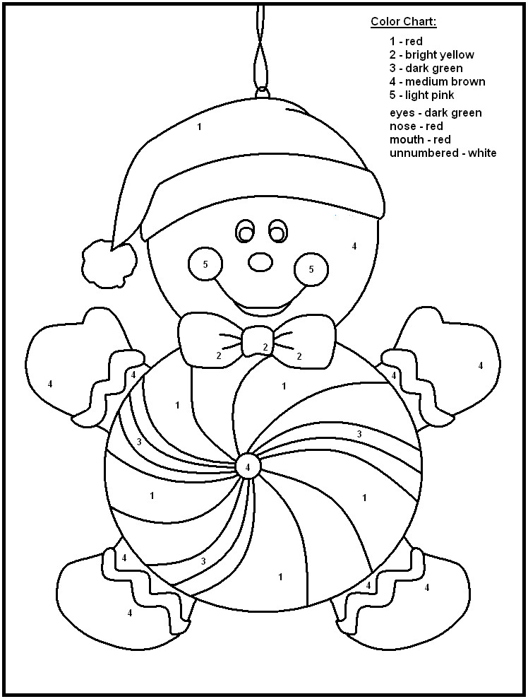 Christmas Color By Number Coloring Pages
 Christmas Color By Numbers Best Coloring Pages For Kids