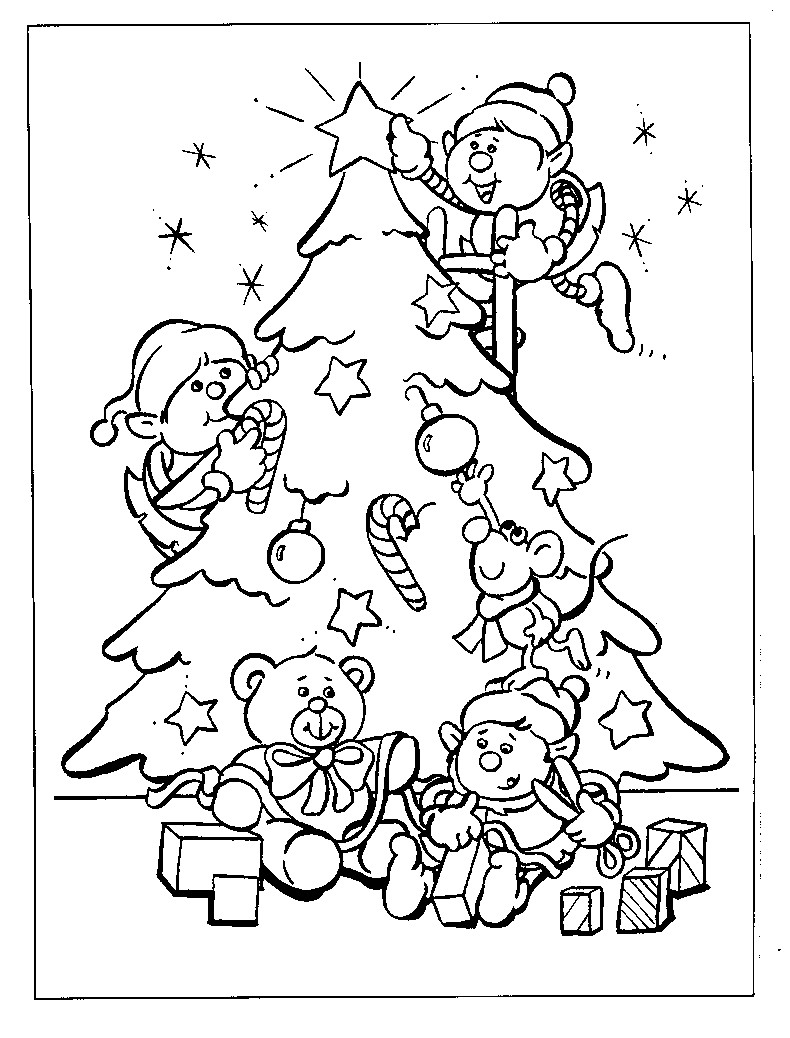 Christmas Coloring Book Pages
 Coloring Pages Christmas Elf Coloring Pages Free and