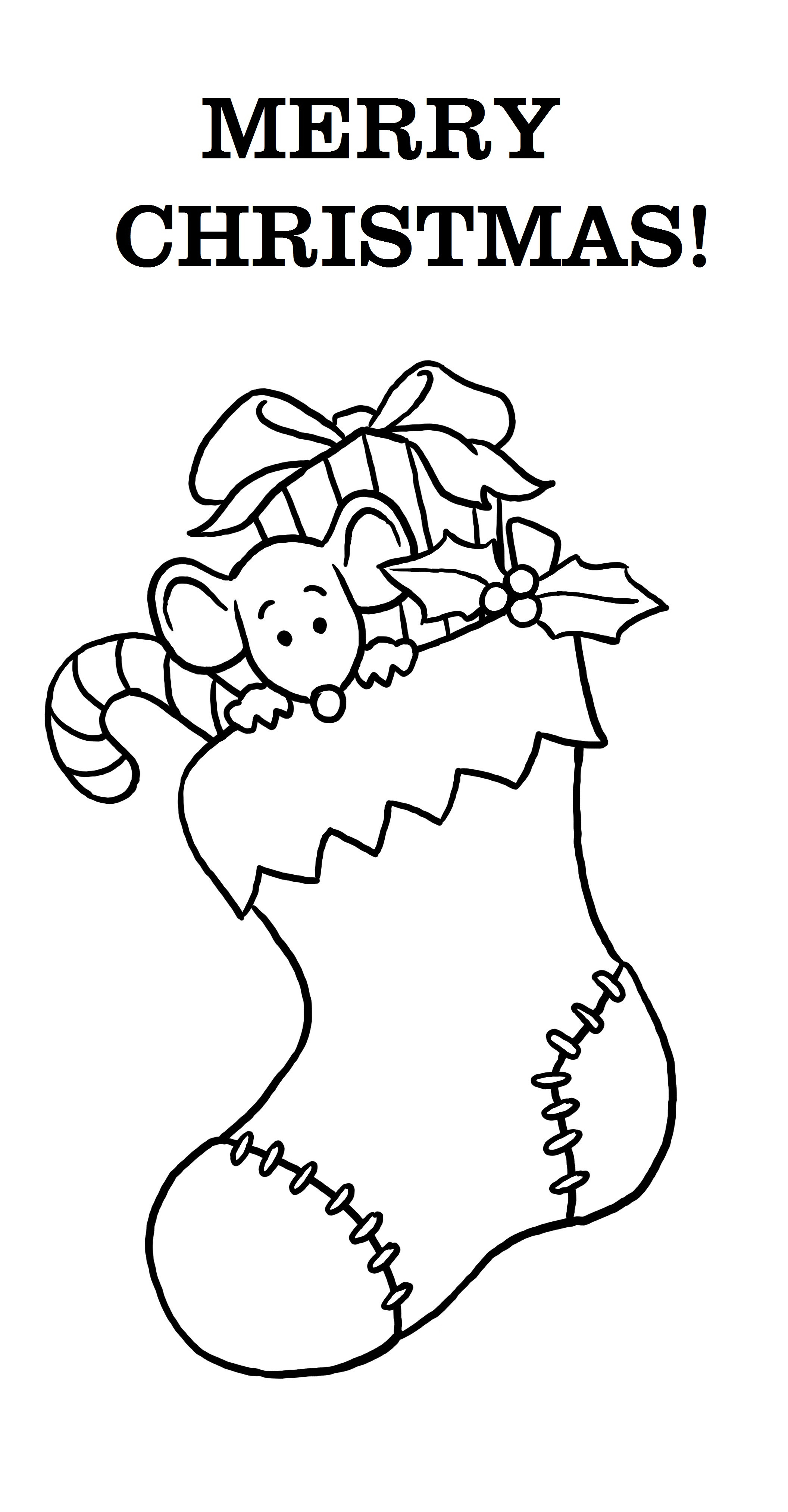 Christmas Coloring Book Pages
 Free Printable Merry Christmas Coloring Pages