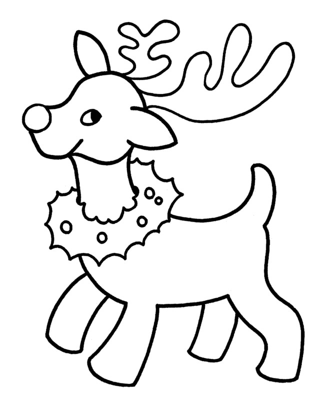 Christmas Coloring Pages Reindeer
 Coloring Pages Reindeer Coloring Pages Free and Printable