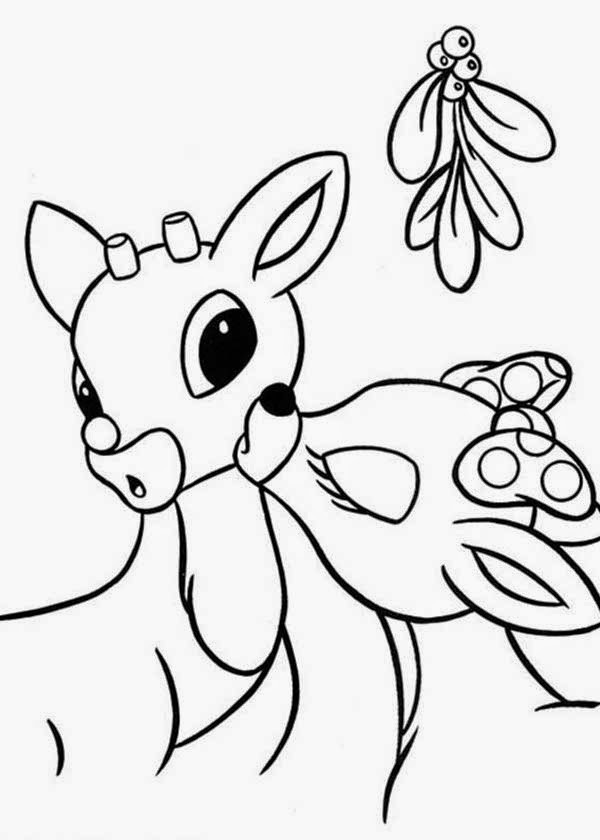 Christmas Coloring Pages Reindeer
 The Holiday Site Santa s Reindeer Coloring Pages