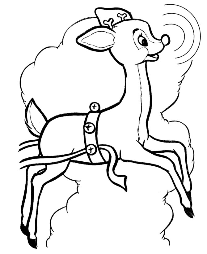 Christmas Coloring Pages Reindeer
 Coloring Pages Reindeer Coloring Pages Free and Printable