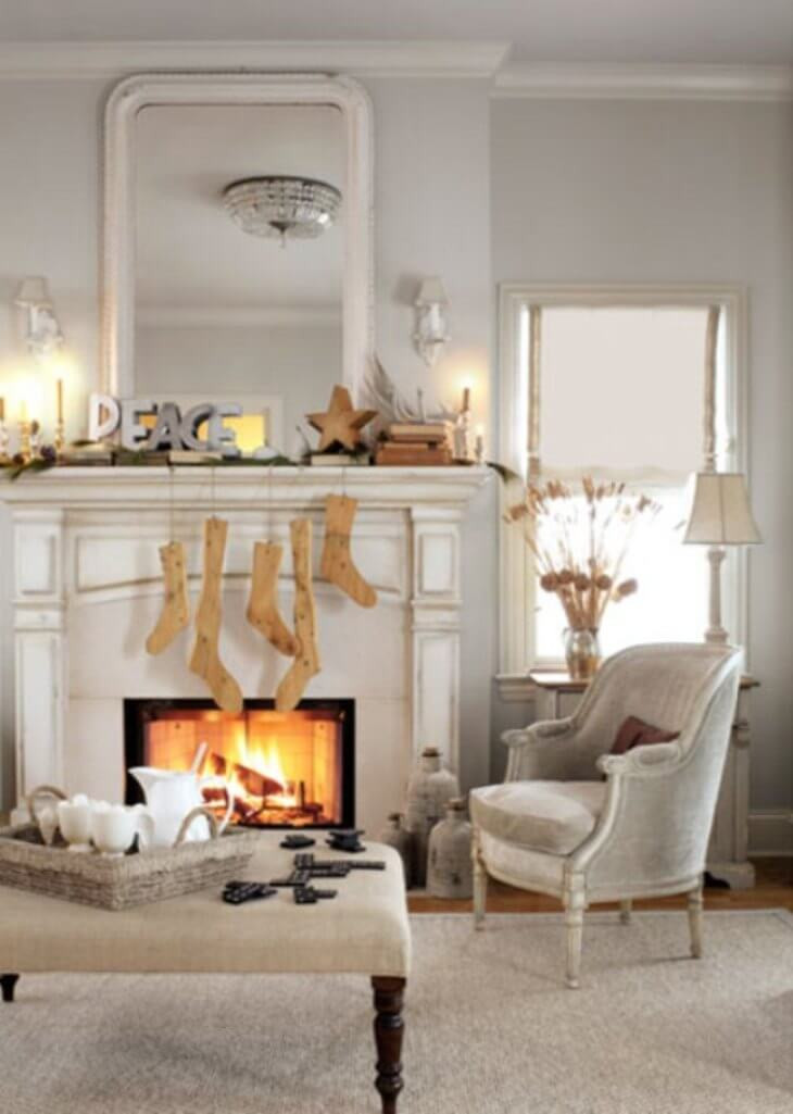 Best ideas about Christmas Fireplace Decor
. Save or Pin 12 Dreamy and Festive Christmas Fireplace Mantel Decor Now.
