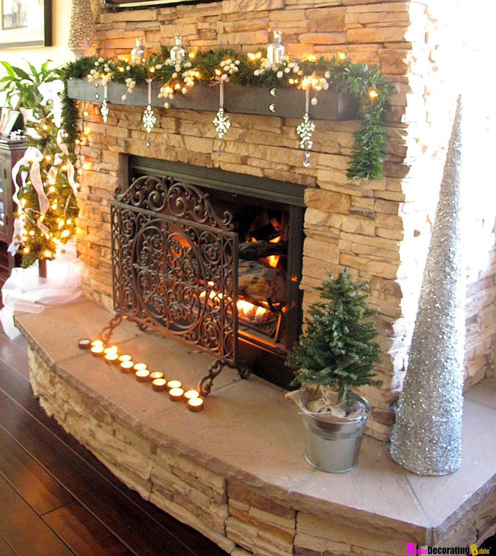 Best ideas about Christmas Fireplace Decor
. Save or Pin Engaging Image Holiday Mantel Decoration Ideas Now.